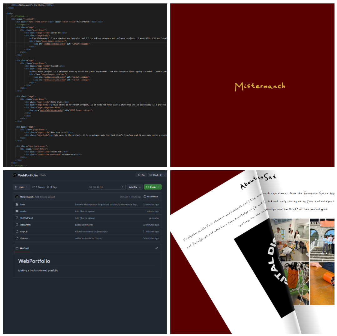 Web Portfolio collage